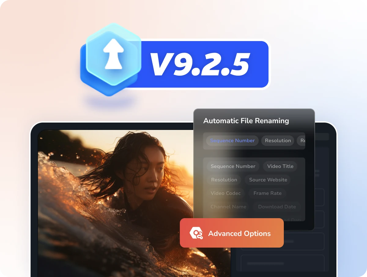 any video converter v9.2.5 supporta le opzioni avanzate per la conversione video