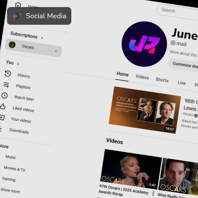 generate social media logo