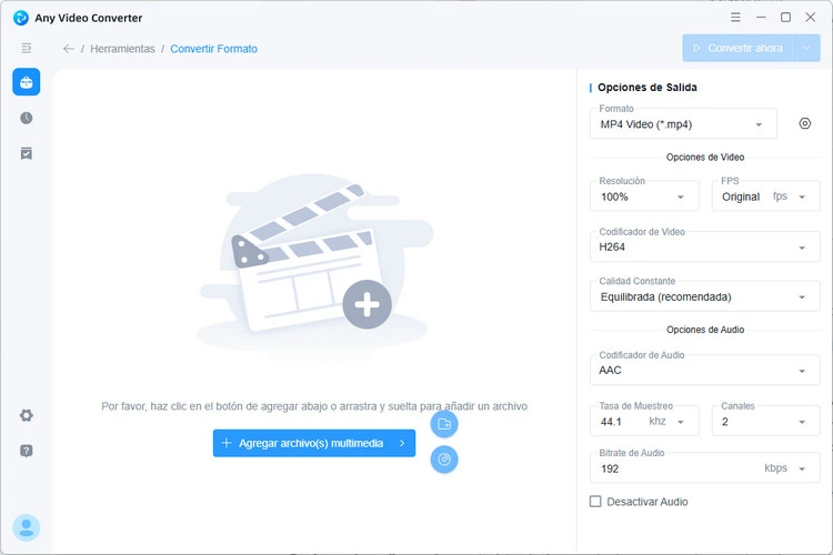 Añadir vídeos a Any Video Converter