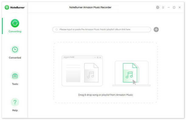 NoteBurner Amazon Music Downloader main interface