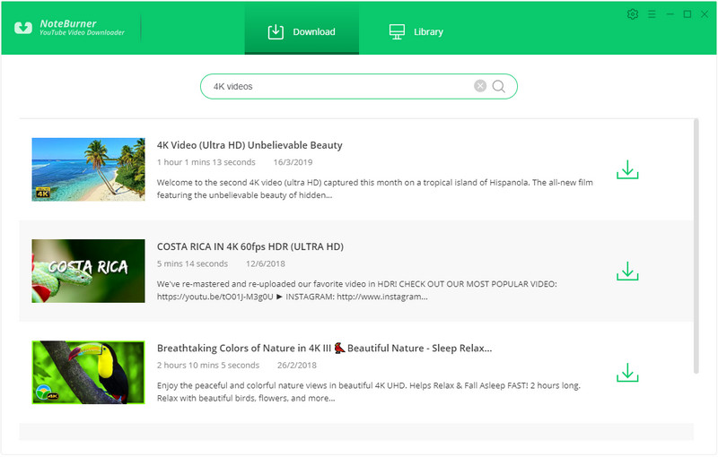 search 4k videos