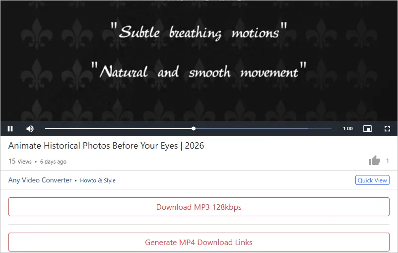 convert video to mp3 with genyoutube
