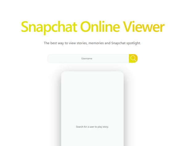 Snapchat Online Viewer