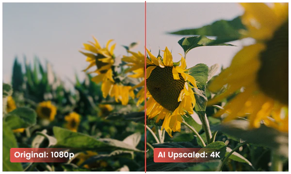 upscale video from 1080p to 4k