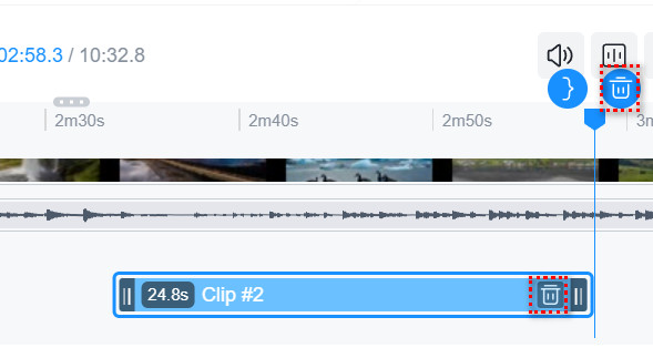delete clips