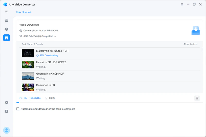 download youtube 4k playlist with any video converter